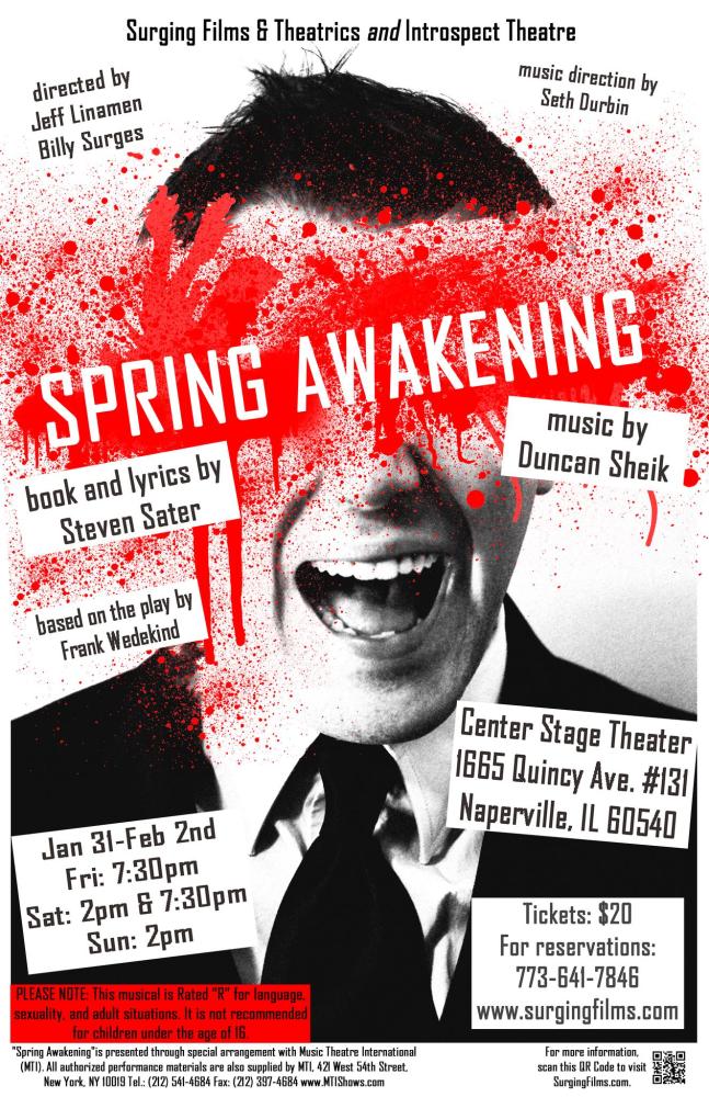 BROADWAY MUSICAL SPRING AWAKENING HITS THE NAPERVILLE STAGE