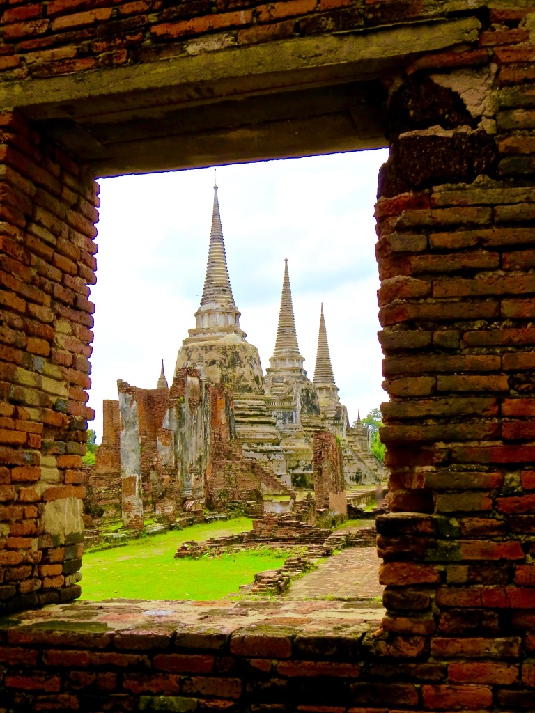 Temple ruins in Ayutthaya.