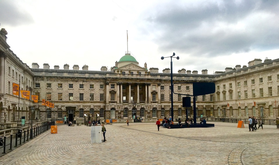 The plaza at Somerset House.